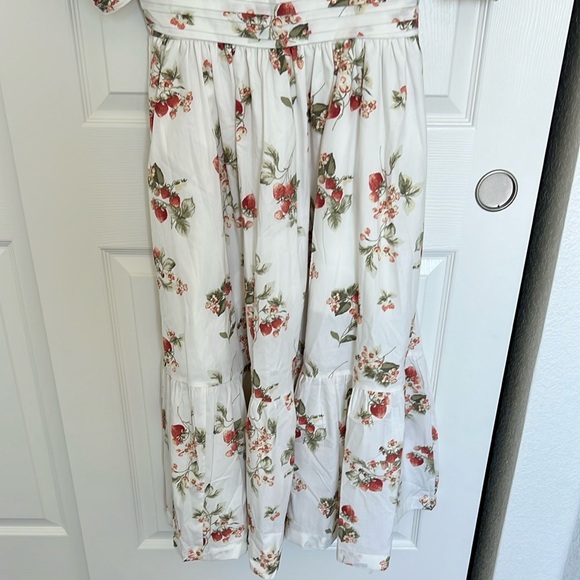 Abercrombie & Fitch Strawberry Emerson Midi Dress - Picture 2 of 5